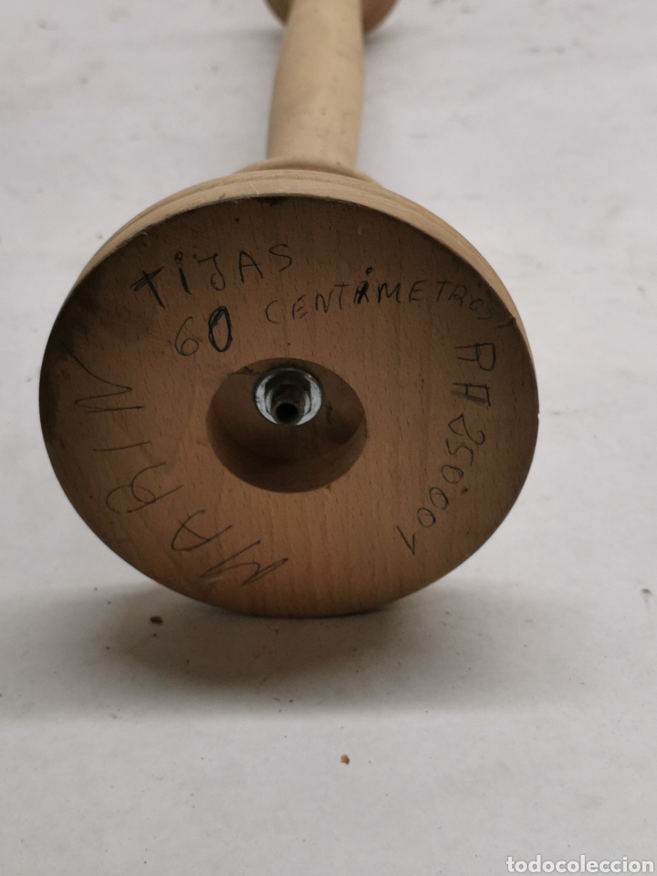 Artesan&iacute;a: Pie l&aacute;mpara madera - Foto 4