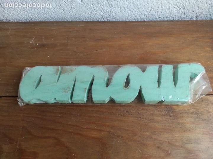 Artesan&iacute;a: Amour, palabra en madera - Foto 1