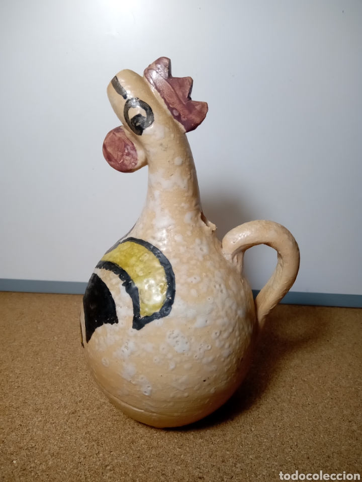 Artesan&iacute;a: Botijo , con forma de gallina. Toledo - Foto 3