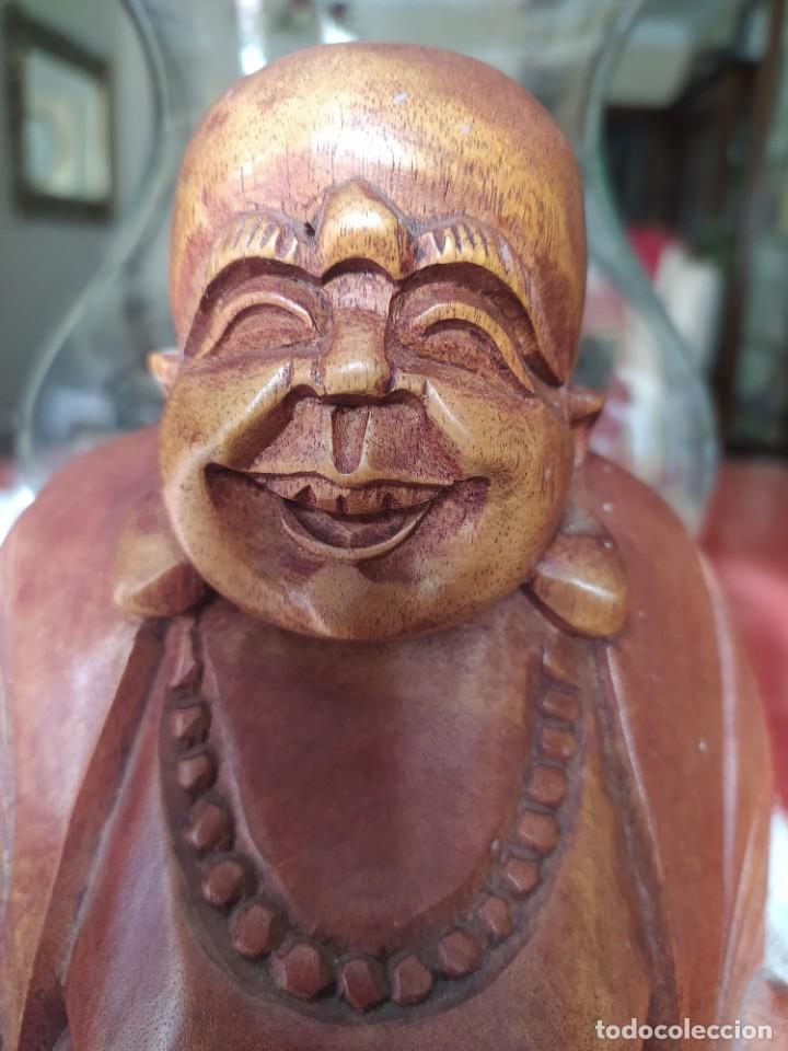 Artesan&iacute;a: FIGURA BUDA DE MADERA - Foto 2