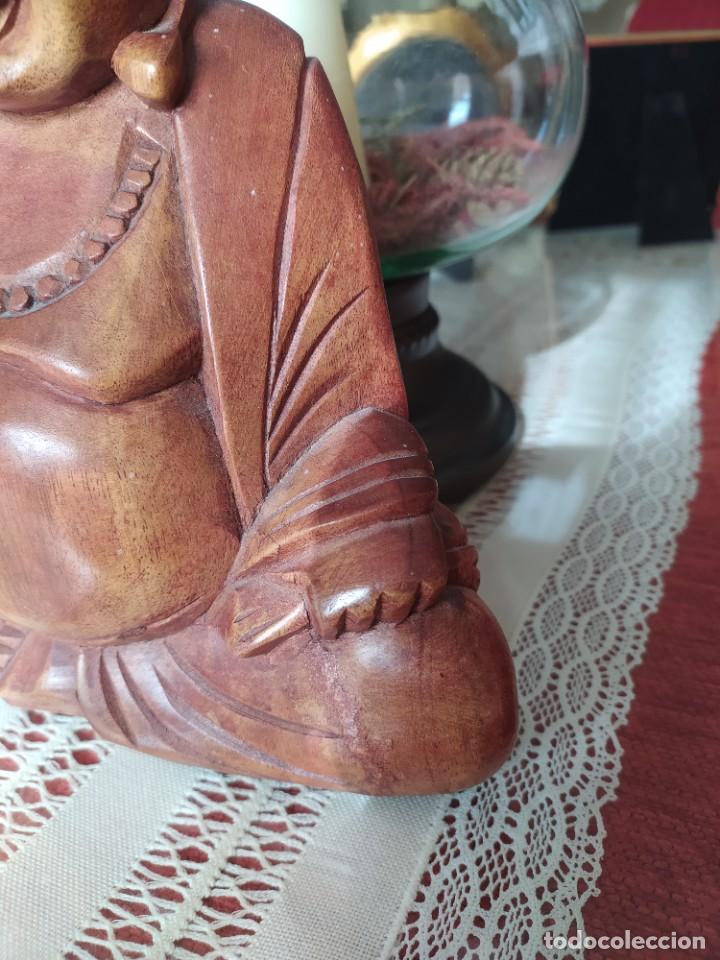 Artesan&iacute;a: FIGURA BUDA DE MADERA - Foto 3