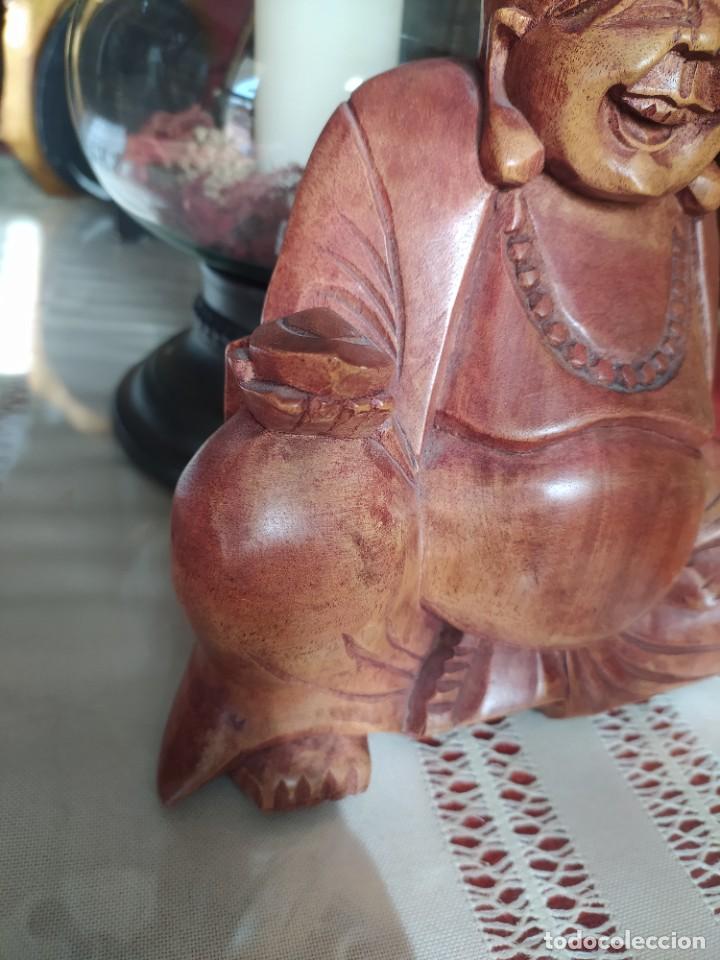 Artesan&iacute;a: FIGURA BUDA DE MADERA - Foto 4