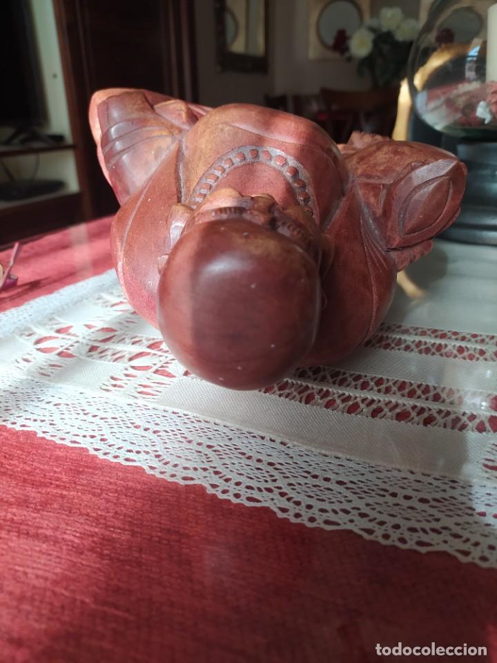 Artesan&iacute;a: FIGURA BUDA DE MADERA - Foto 6