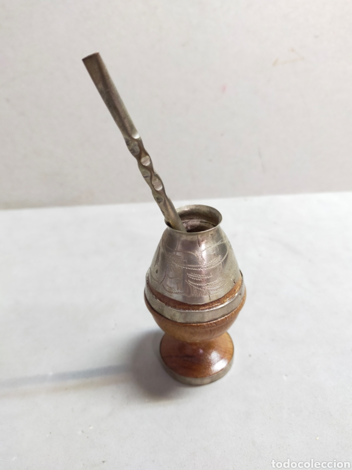Artesan&iacute;a: MATERA O MATE EN MADERA Y METAL. - Foto 2