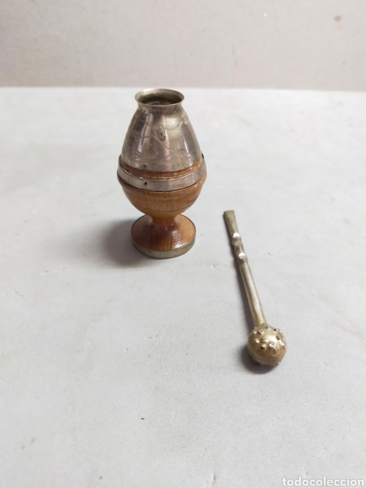 Artesan&iacute;a: MATERA O MATE EN MADERA Y METAL. - Foto 6