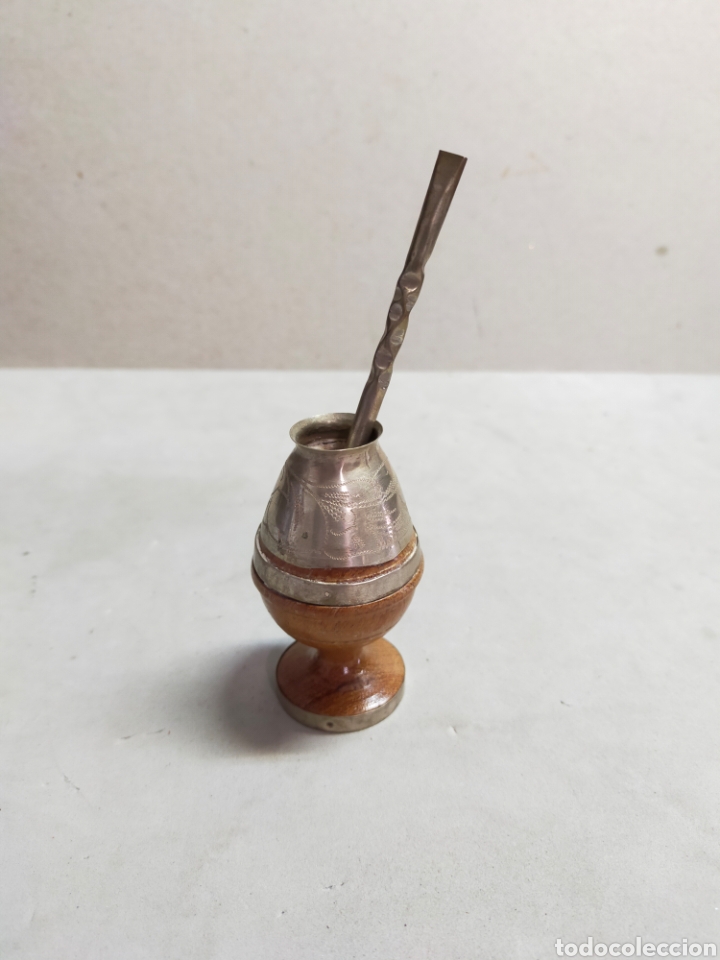 Artesan&iacute;a: MATERA O MATE EN MADERA Y METAL. - Foto 10