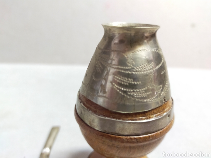 Artesan&iacute;a: MATERA O MATE EN MADERA Y METAL. - Foto 11