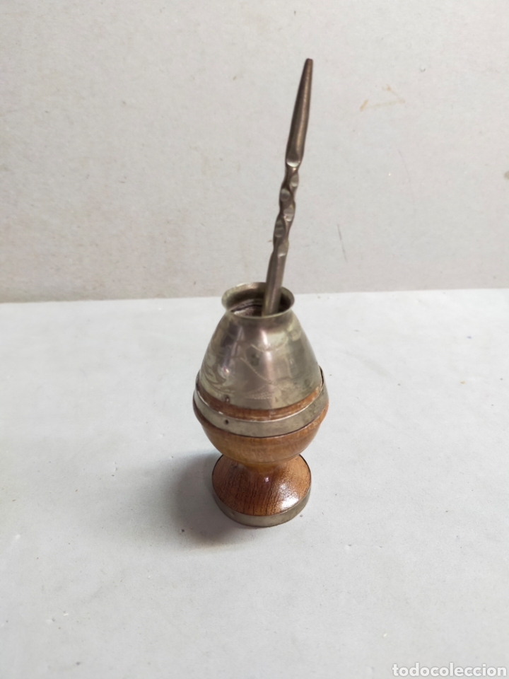 Artesan&iacute;a: MATERA O MATE EN MADERA Y METAL. - Foto 1