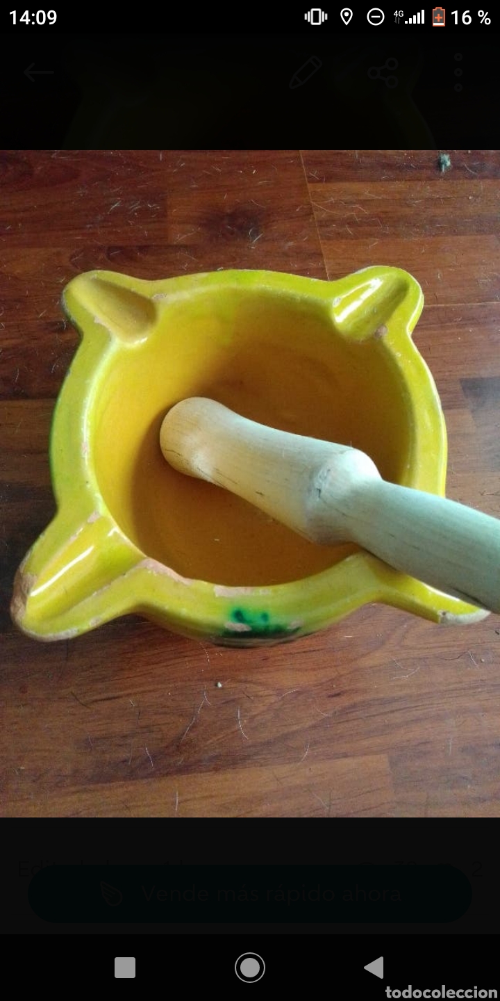 Artesan&iacute;a: Antiguo mortero - Foto 1