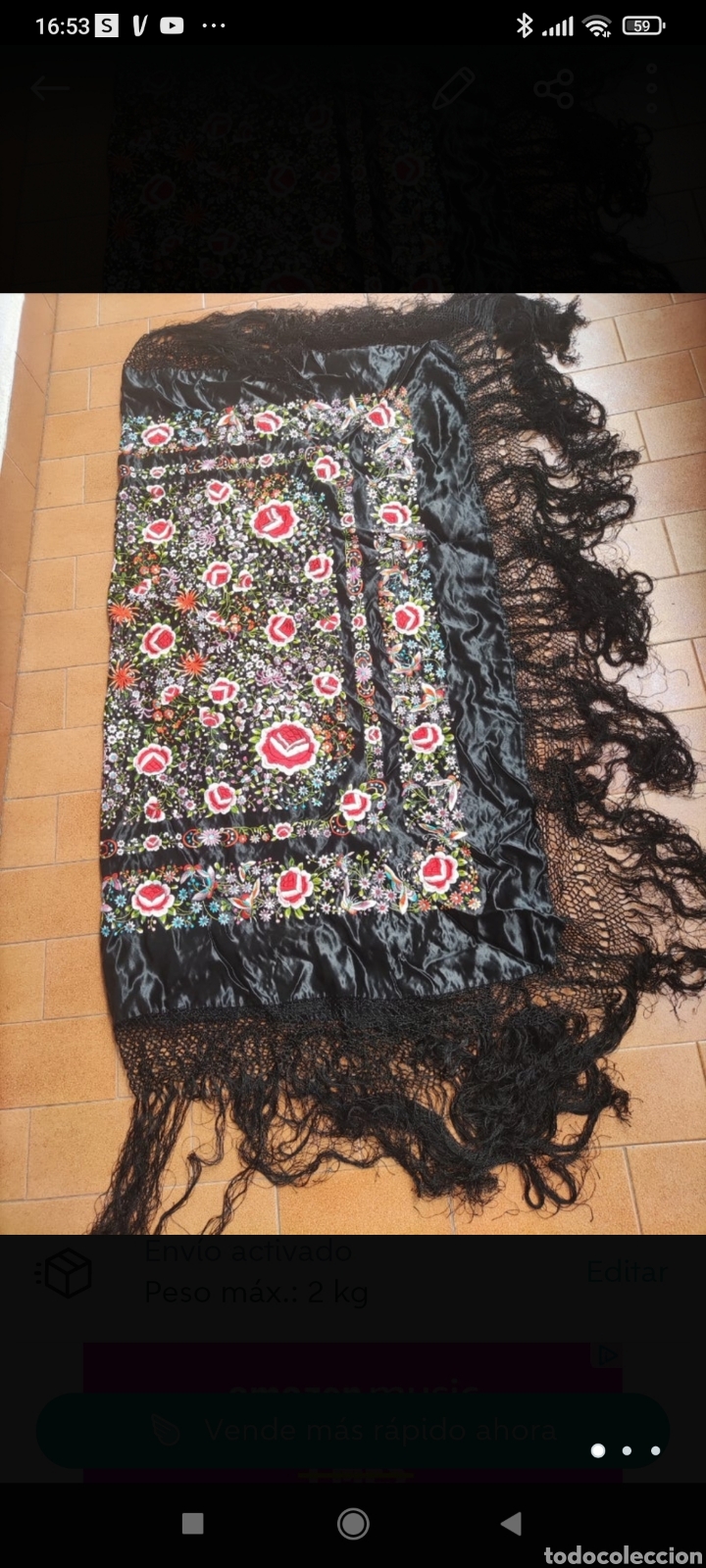 Artesan&iacute;a: Mant&oacute;n Manila - Foto 1