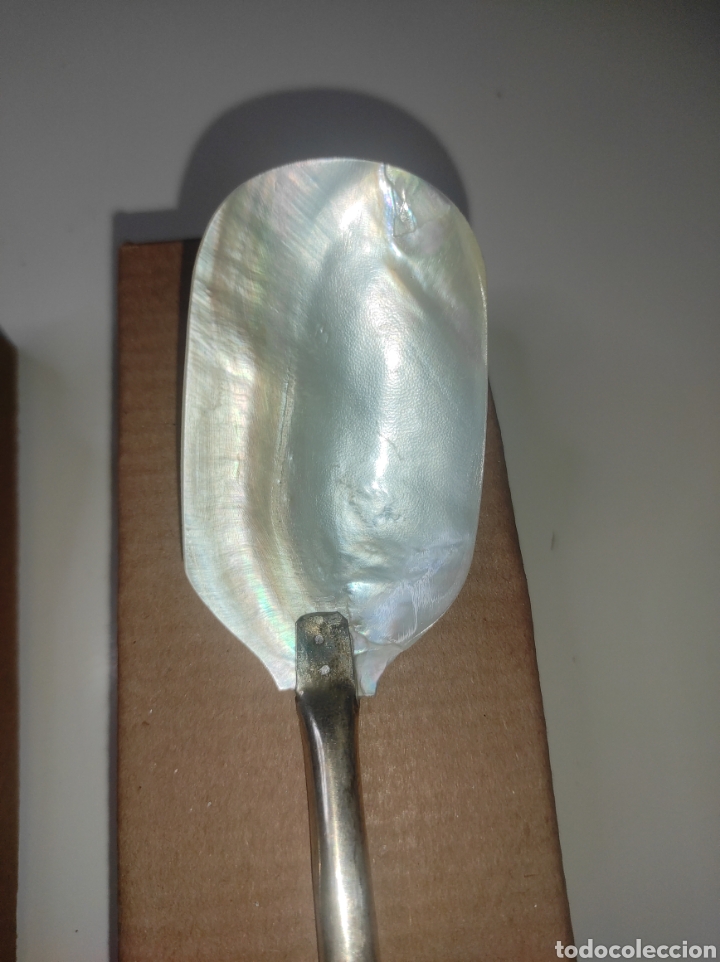 Artesan&iacute;a: Kit ensalada cuchara n&aacute;car y plata - Foto 4