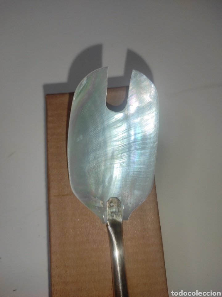 Artesan&iacute;a: Kit ensalada cuchara n&aacute;car y plata - Foto 6