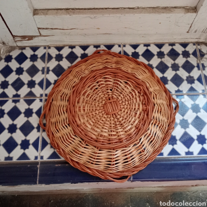 Artesan&iacute;a: Cesta mimbre redonda - Foto 2