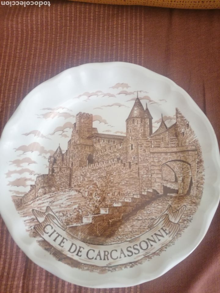 Artesan&iacute;a: Antiguo plato carcassonne a&ntilde;o 1992 - Foto 2