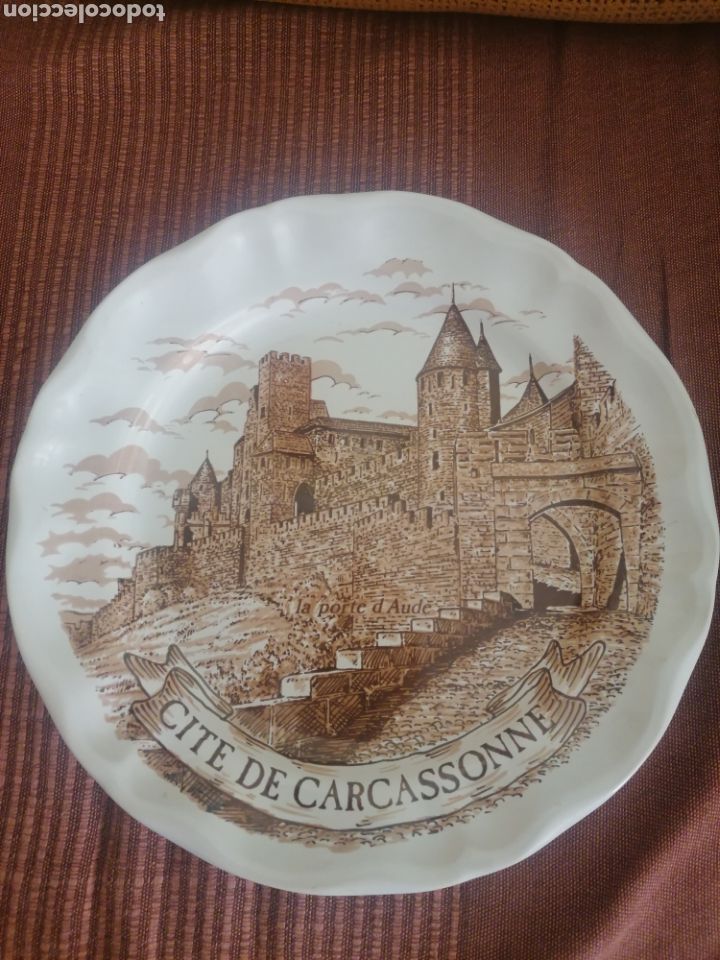 Artesan&iacute;a: Antiguo plato carcassonne a&ntilde;o 1992 - Foto 1