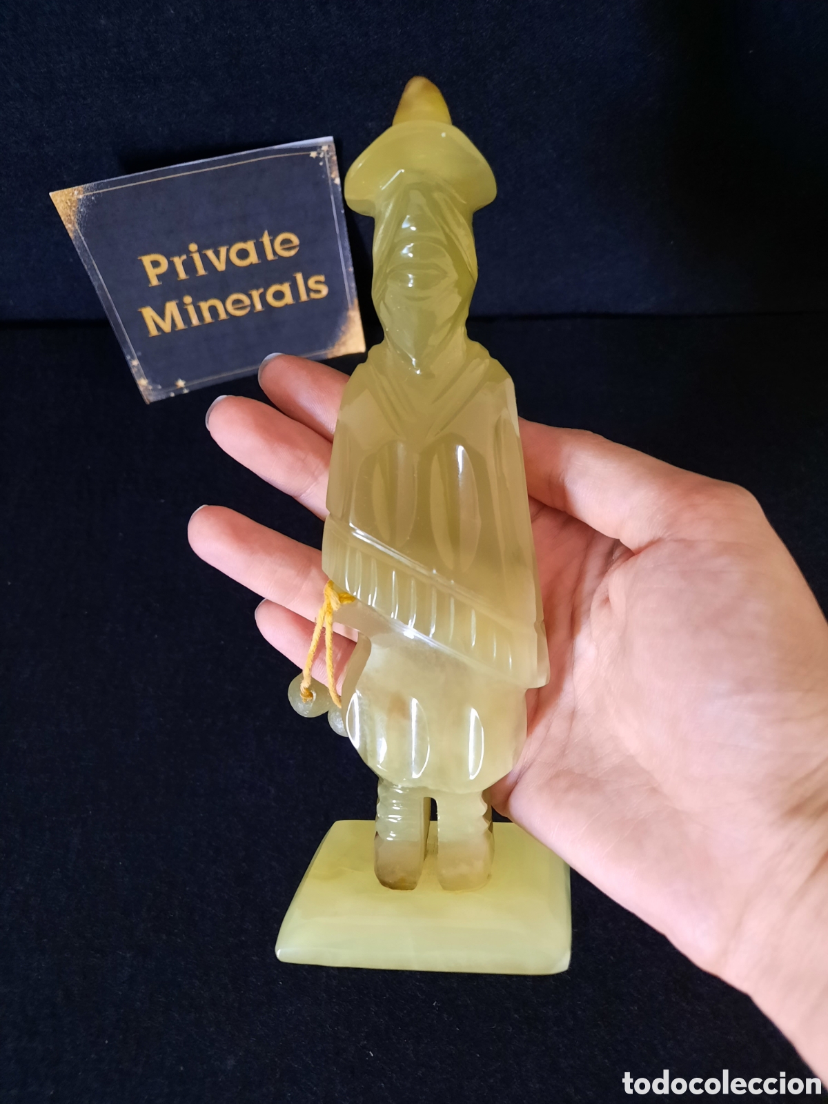 Artesan&iacute;a: Gaucho con Boleadoras de Onix. - Foto 1