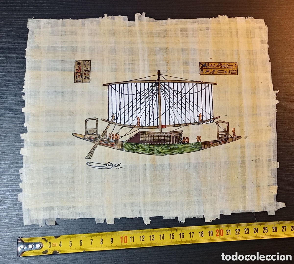 Artesan&iacute;a: Lote 4 papiros egipcios. - Foto 2
