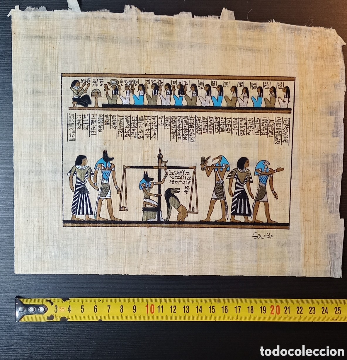 Artesan&iacute;a: Lote 4 papiros egipcios. - Foto 4