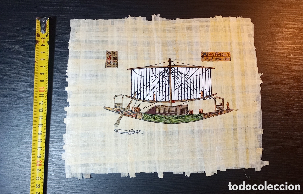 Artesan&iacute;a: Lote 4 papiros egipcios. - Foto 1
