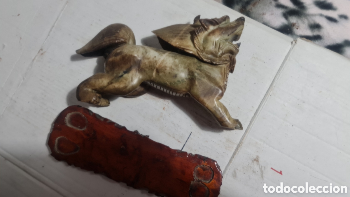 Artesan&iacute;a: Drag&oacute;n m&aacute;rmol con peana - Foto 1