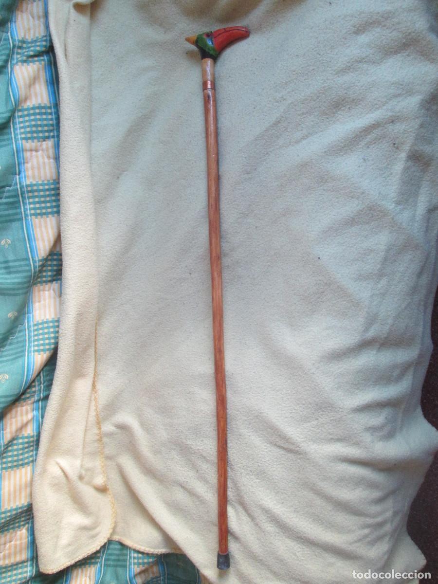 Artesan&iacute;a: baston hecho a mano pajaro - Foto 1