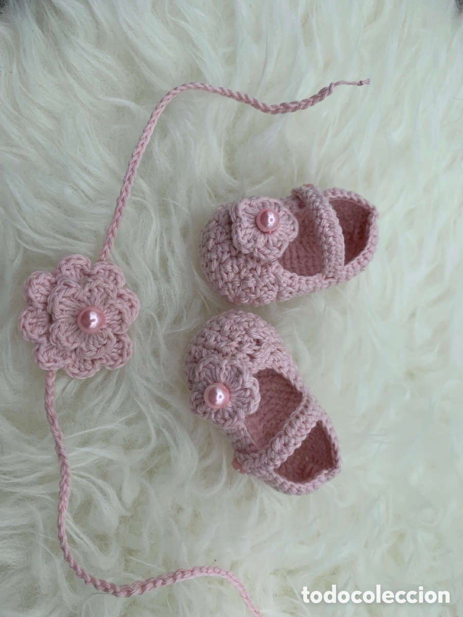 Artesan&iacute;a: Merceditas y diadema para reborn - Foto 2