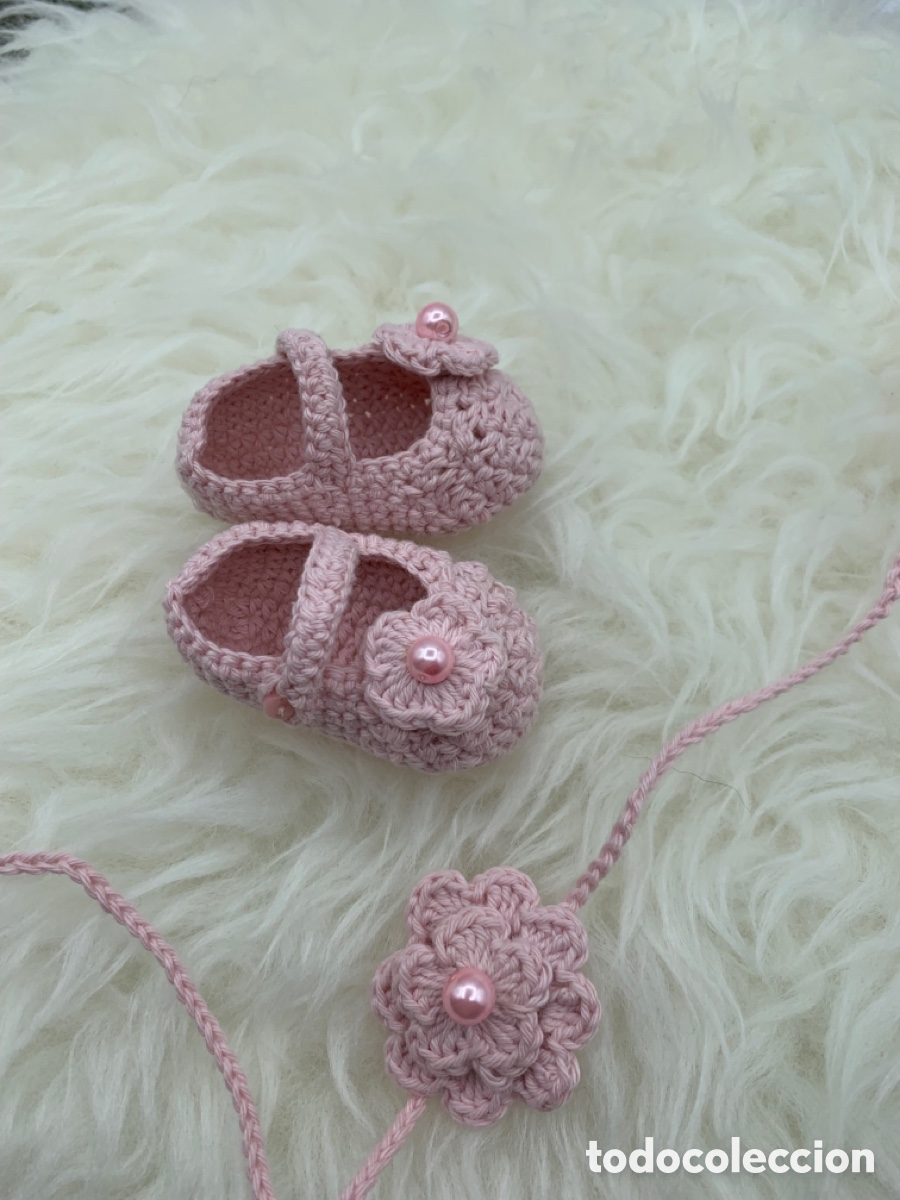 Artesan&iacute;a: Merceditas y diadema para reborn - Foto 3