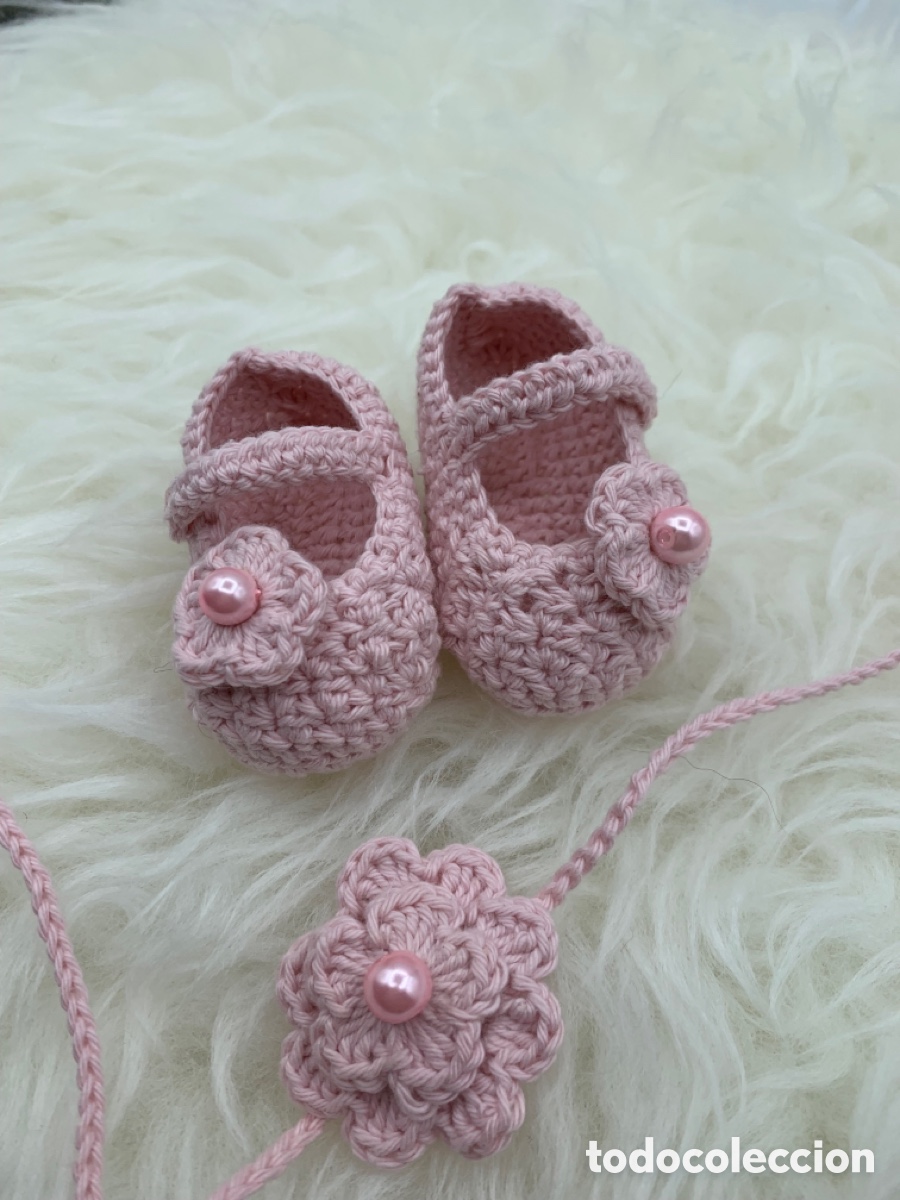 Artesan&iacute;a: Merceditas y diadema para reborn - Foto 4