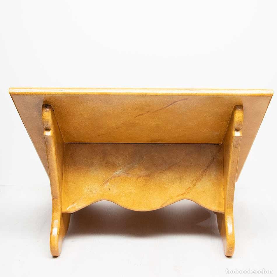 Artesan&iacute;a: Atril De Mesa Imitaci&oacute;n M&aacute;rmol Ocre - Foto 2