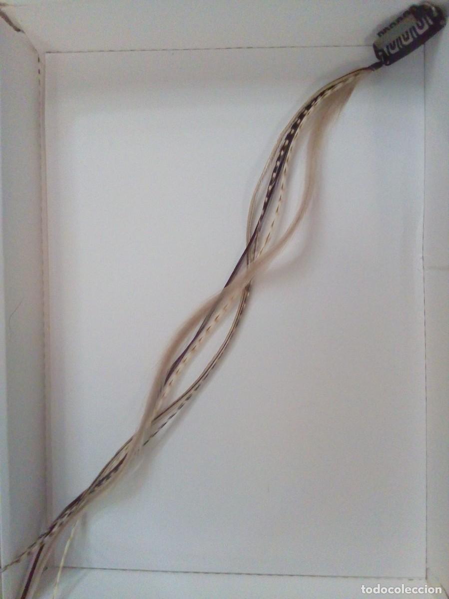 Artesan&iacute;a: Clip para el pelo - 5 plumas - Foto 1