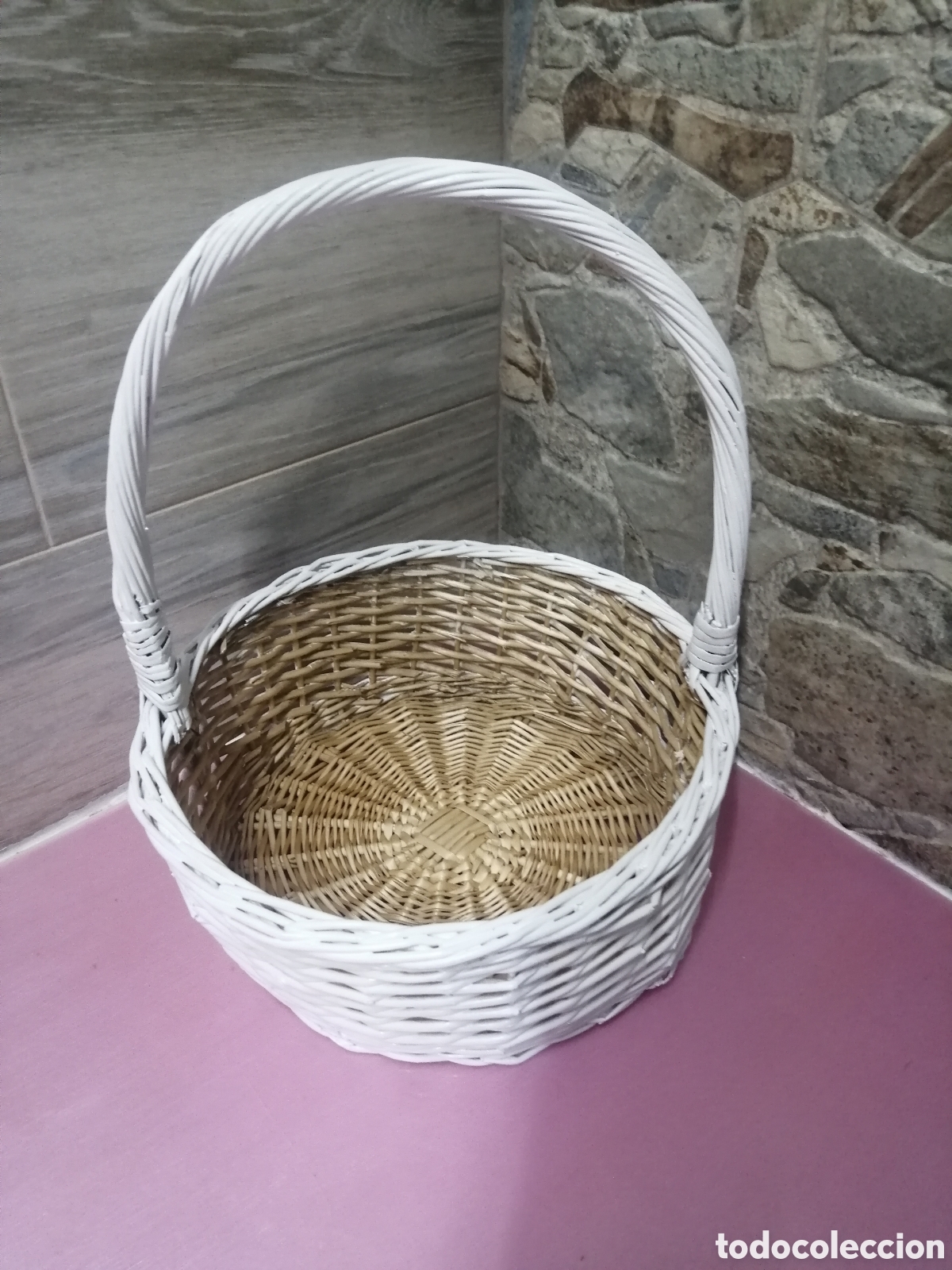 Artesan&iacute;a: Cesta de mimbre - Foto 5