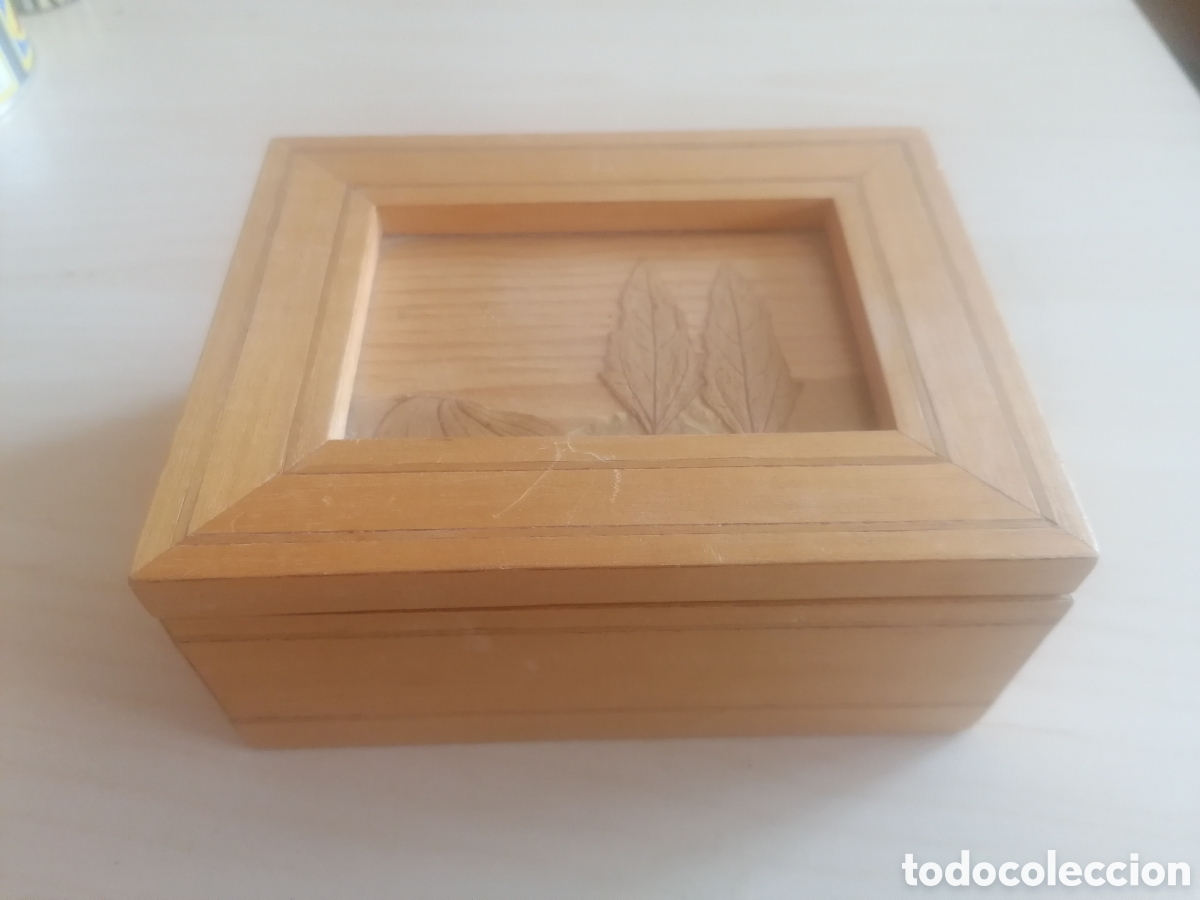 Artesan&iacute;a: Caja de madera realizada a mano. - Foto 1