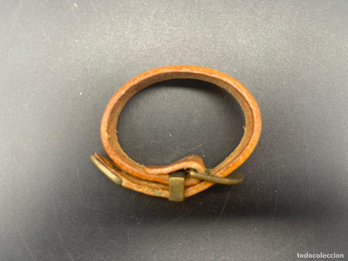 Artesan&iacute;a: PULSERA DE CUERO MARRON - Foto 7