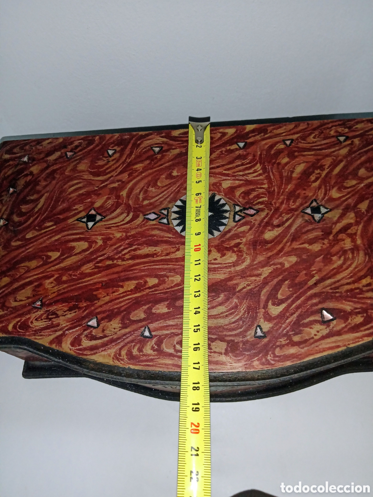 Artesan&iacute;a: Ba&uacute;l cofre de madera e incrustaciones de n&aacute;car - Foto 6