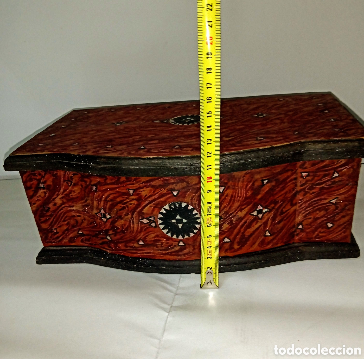 Artesan&iacute;a: Ba&uacute;l cofre de madera e incrustaciones de n&aacute;car - Foto 7