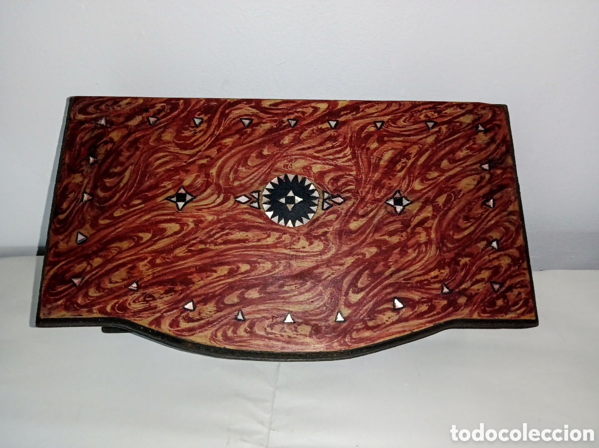 Artesan&iacute;a: Ba&uacute;l cofre de madera e incrustaciones de n&aacute;car - Foto 10