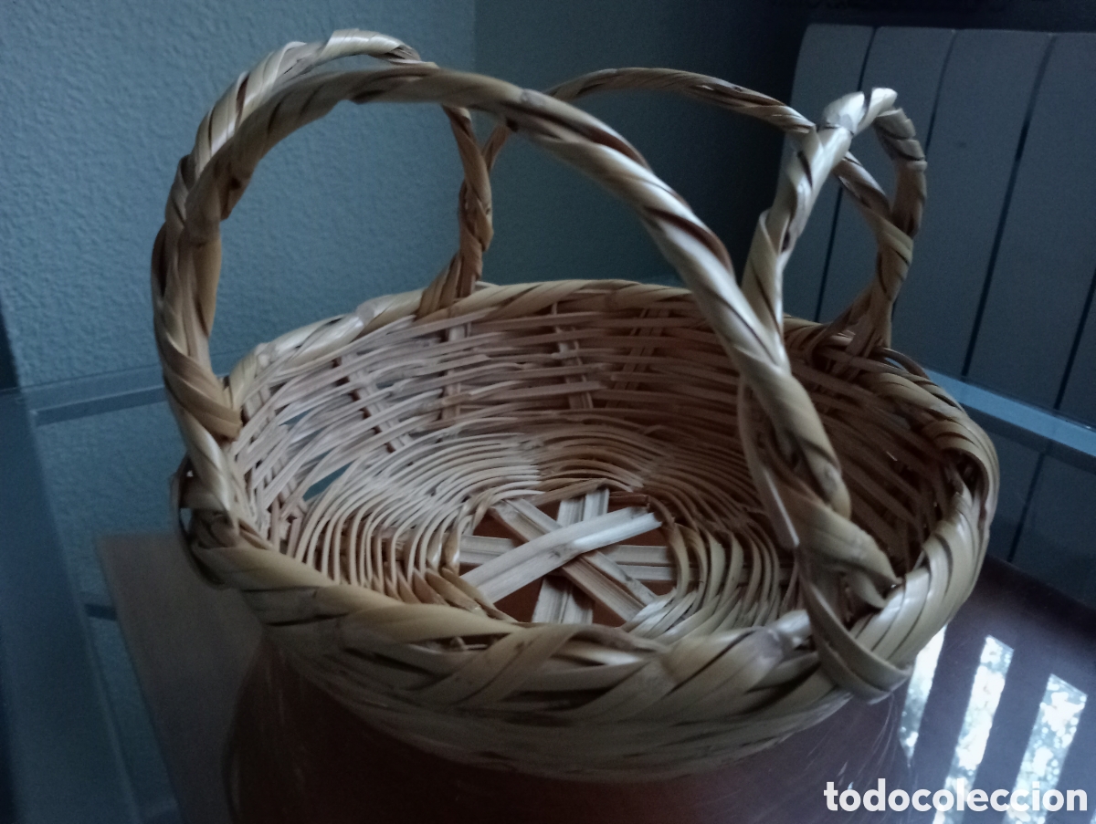 Artesan&iacute;a: Original cesta de mimbre - Foto 2