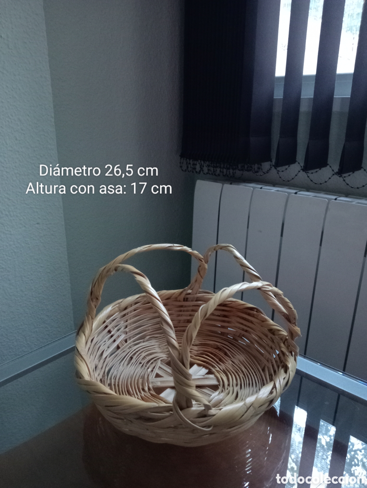 Artesan&iacute;a: Original cesta de mimbre - Foto 1