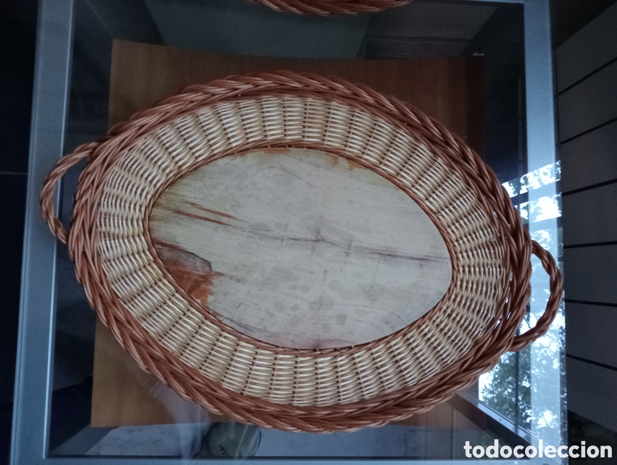 Artesan&iacute;a: Preciosas bandejas de mimbre - Foto 5