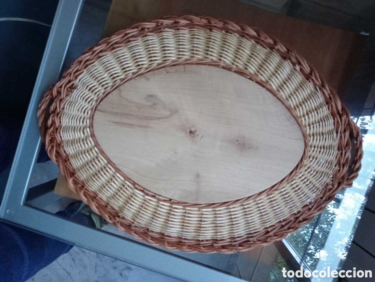 Artesan&iacute;a: Preciosas bandejas de mimbre - Foto 6