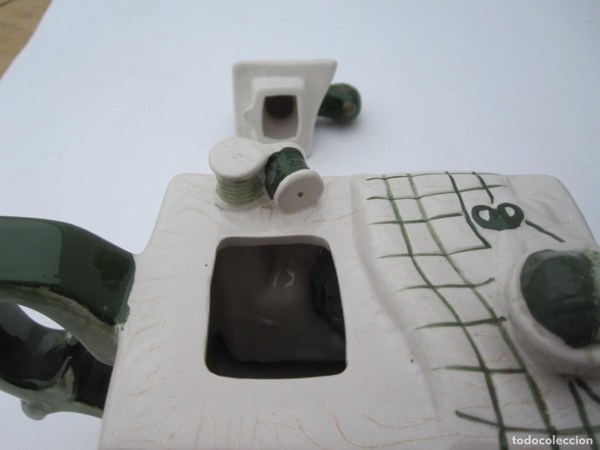 Artesan&iacute;a: Reloj tetera ceramica - Foto 2
