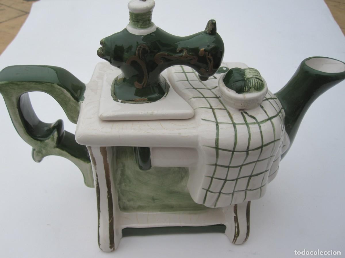 Artesan&iacute;a: Reloj tetera ceramica - Foto 3
