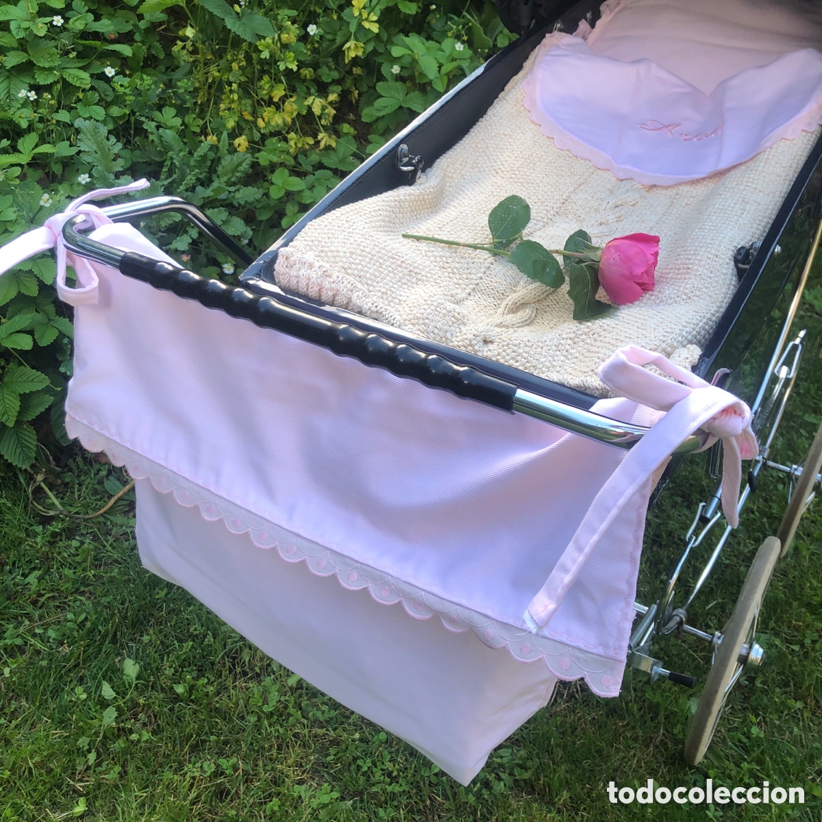Artesan&iacute;a: CONJUNTO CAPAZO HECHO ARTESANALMENTE - Foto 4
