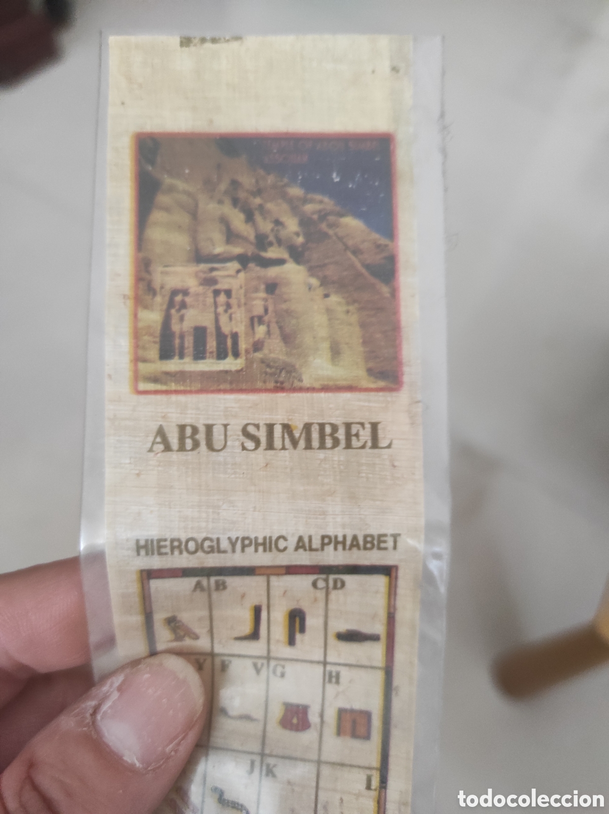Artesan&iacute;a: Marca p&aacute;ginas en papel papiro 2 uds - Foto 3