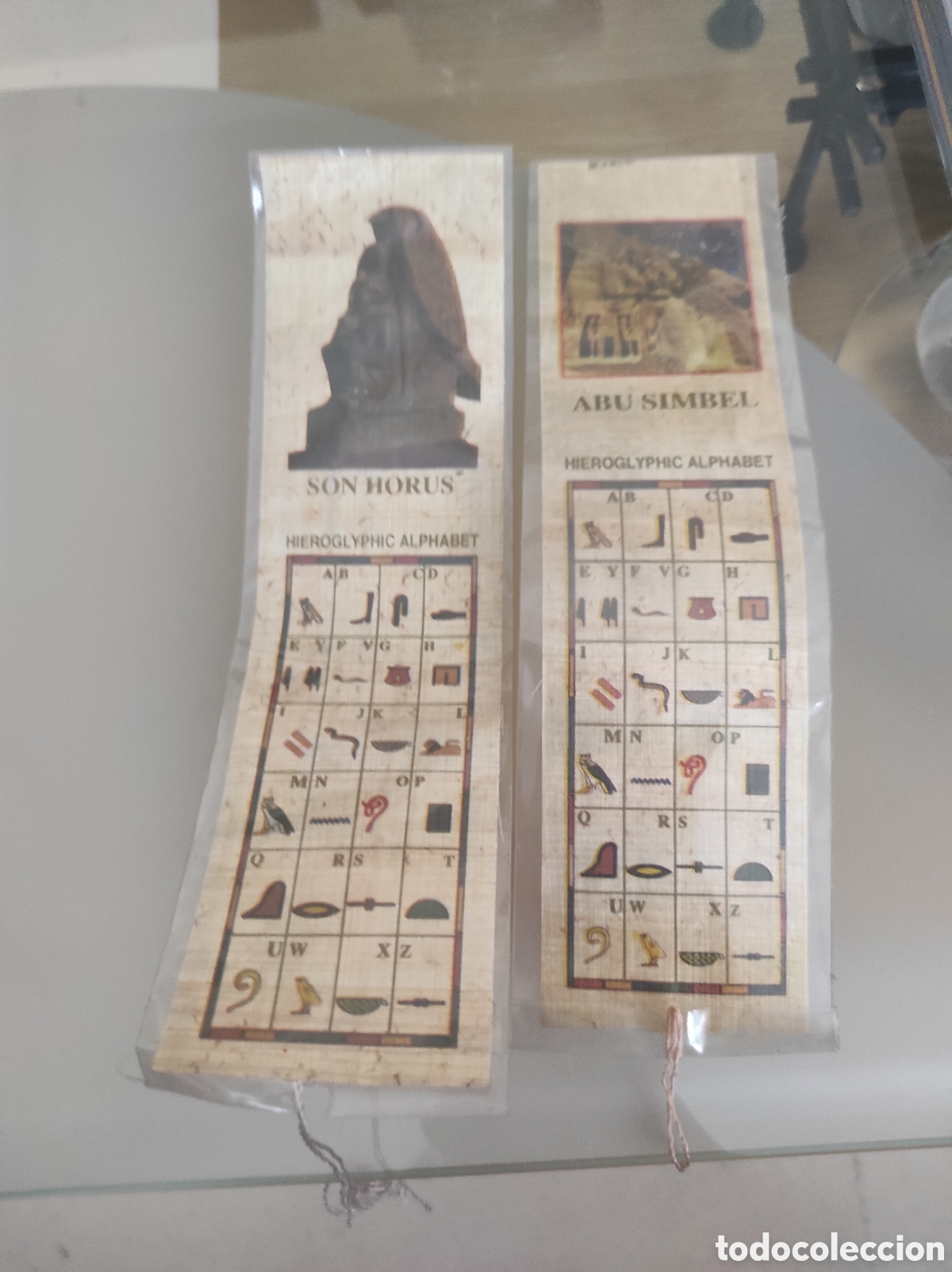 Artesan&iacute;a: Marca p&aacute;ginas en papel papiro 2 uds - Foto 5