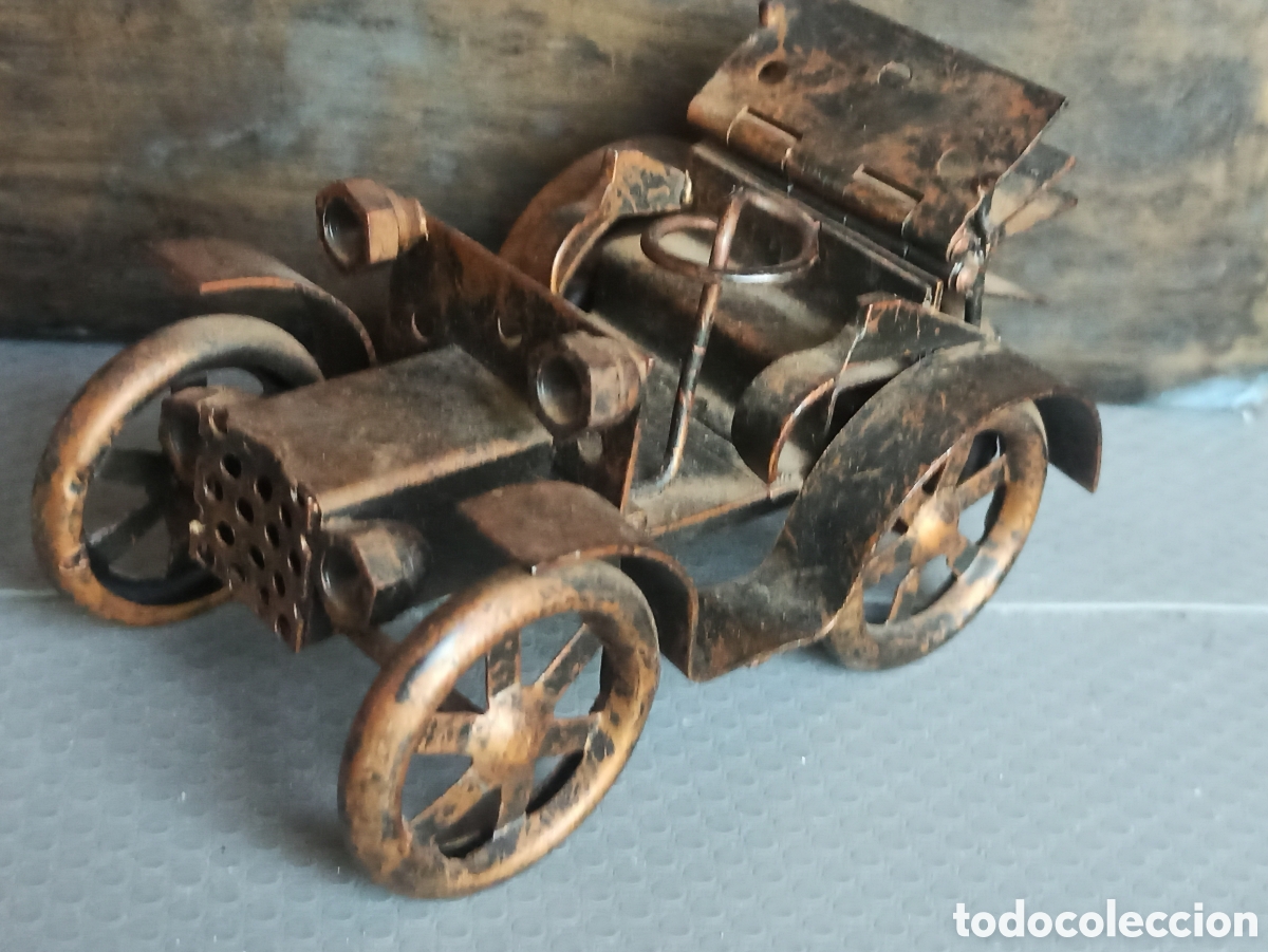Artesan&iacute;a: Coche de hierro artesanal echo a mano - Foto 5
