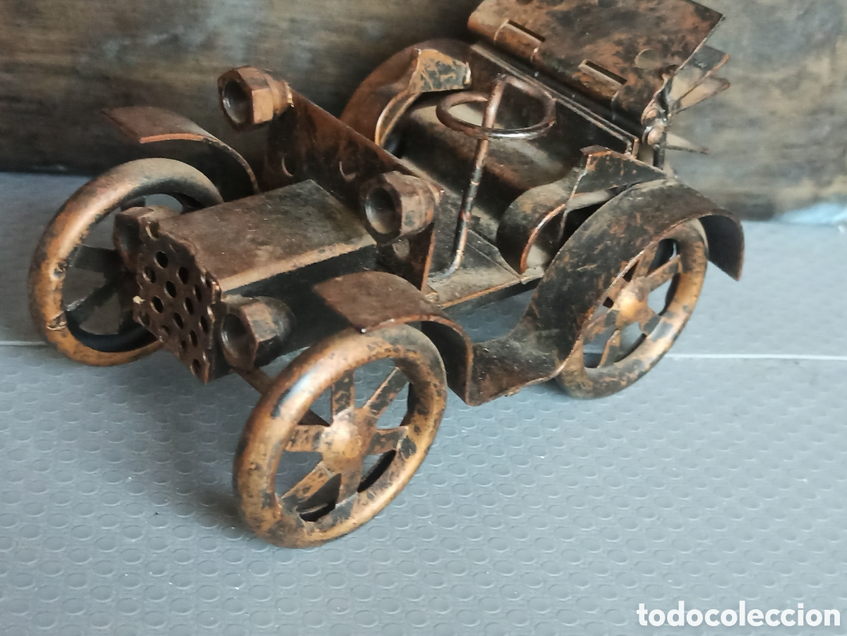 Artesan&iacute;a: Coche de hierro artesanal echo a mano - Foto 1