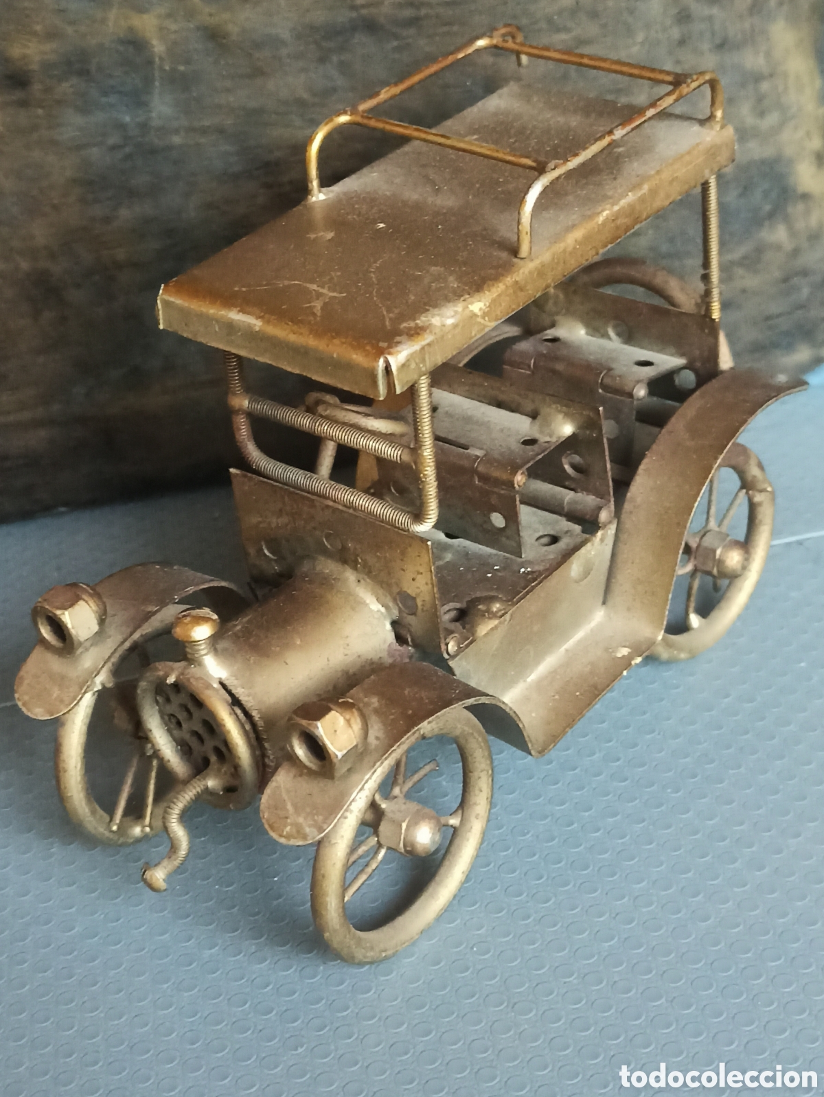 Artesan&iacute;a: Coche de hierro artesanal echo a mano - Foto 1
