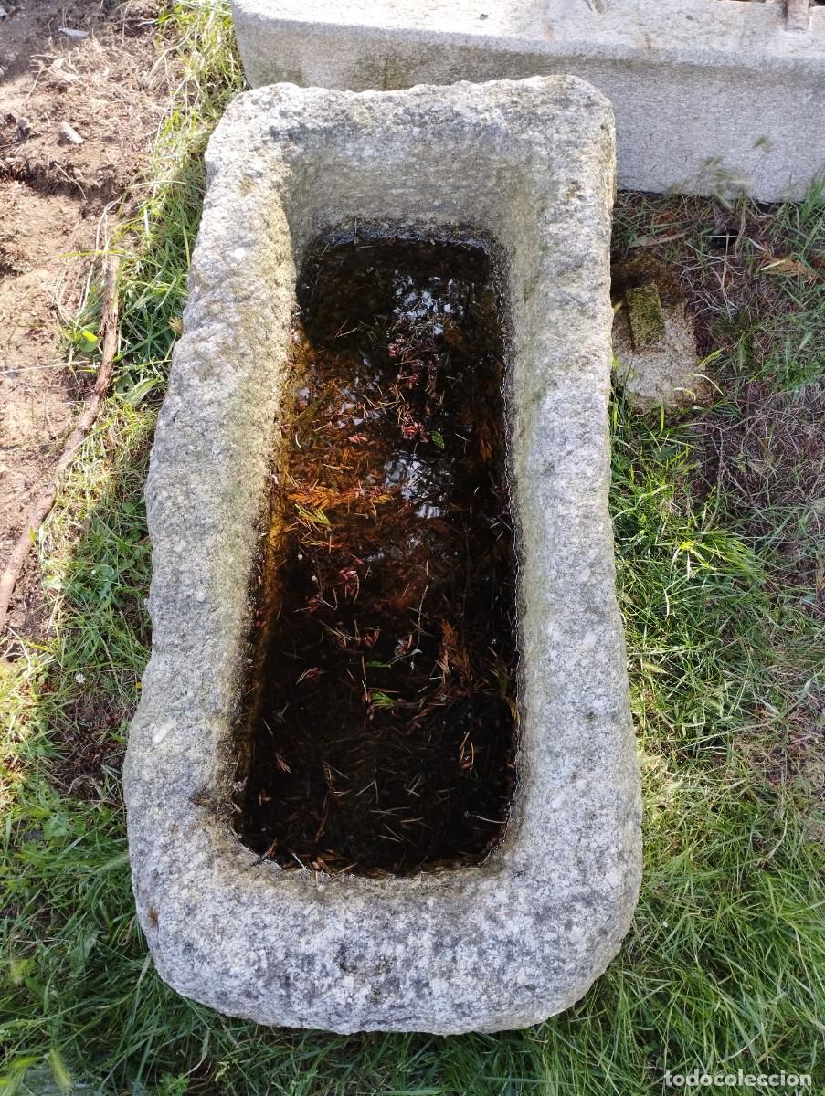 Artesan&iacute;a: Pil&oacute;n R&uacute;stico Rectangular de Granito 125x56x30 / jrsanchezantiques - Foto 1
