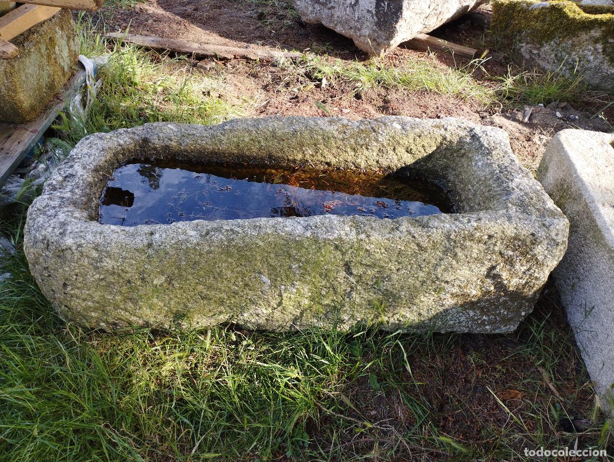 Artesan&iacute;a: Pil&oacute;n R&uacute;stico Rectangular de Granito 125x56x30 / jrsanchezantiques - Foto 3